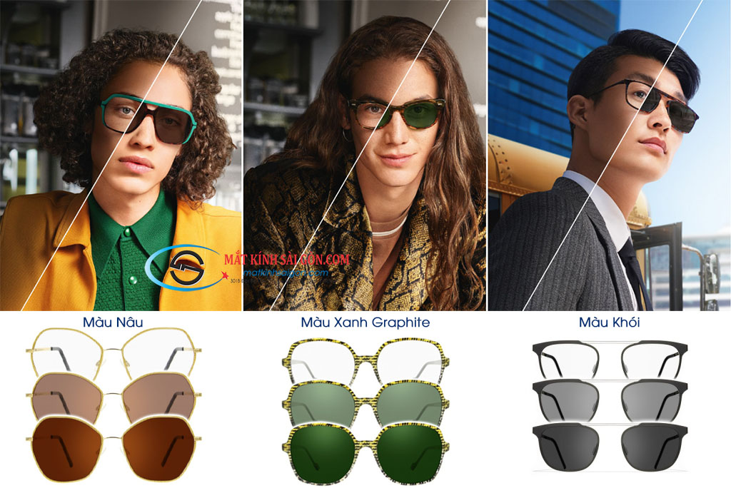 Tròng kính Đổi Màu 1.56 Essilor Trasitions Gen 8™ Colors - Hover
